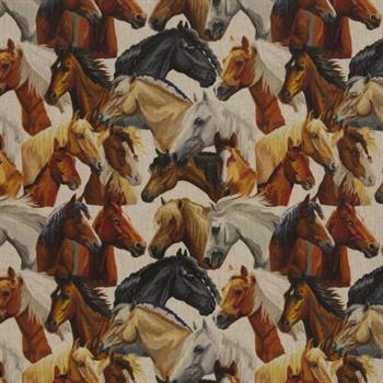 Canvas/halv panama, Heste